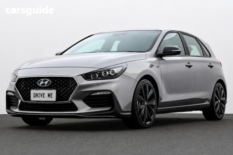 Grey 2021 Hyundai I30 Hatchback N Line Premium