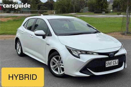 White 2022 Toyota Corolla Hatchback Ascent Sport Hybrid