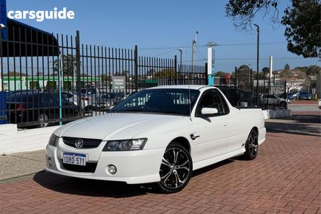 White 2005 Holden UTE Ute Tray SS R