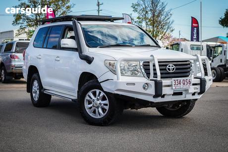White 2012 Toyota Landcruiser Wagon Gxl (4X4)