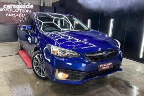 Blue 2022 Subaru Impreza Hatchback 2.0I Premium (Awd)