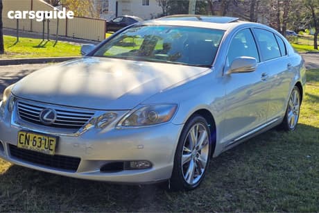 Silver 2010 Lexus GS450H Sedan Hybrid