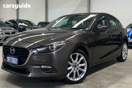 Grey 2017 Mazda 3 Hatchback Sp25 Gt