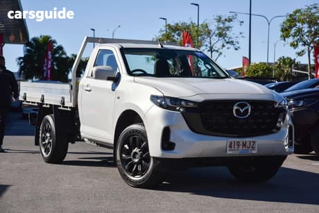 White 2024 Mazda BT-50 Cab Chassis Xt (4X2)