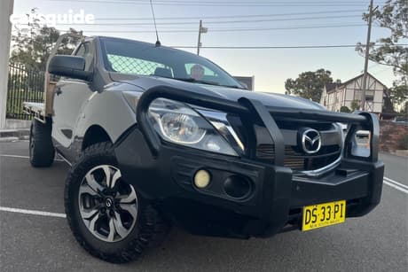 Silver 2017 Mazda BT-50 Cab Chassis Xt (4X2)