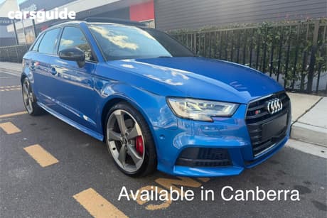 Blue 2020 Audi S3 Sportback 2.0 Tfsi Quattro