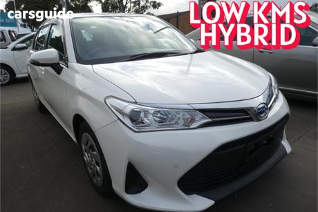 White 2020 Toyota Corolla Wagon Axio (Hybrid) G