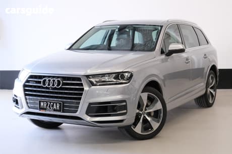 Silver 2017 Audi Q7 Wagon 3.0 Tdi Quattro