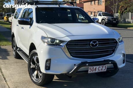 White 2021 Mazda BT-50 Dual Cab Pick-up Gt (4X4)
