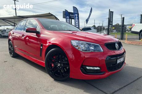 Red 2016 Holden Commodore Sedan Ss-V Redline