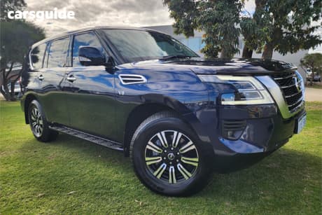 Blue 2020 Nissan Patrol Wagon Ti (4X4)
