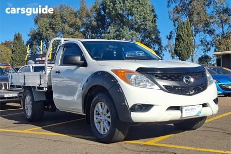 White 2014 Mazda BT-50 Cab Chassis Xt (4X2)