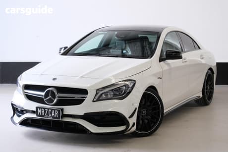 White 2018 Mercedes-Benz CLA45 Coupe 4Matic