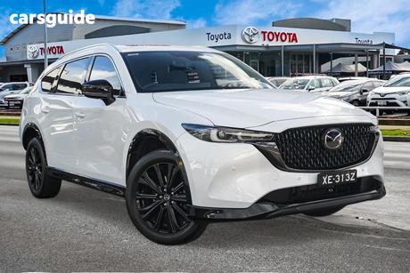 White 2023 Mazda CX-8 Wagon G25 Gt Sp (Fwd)