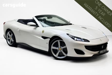 White 2019 Ferrari Portofino Convertible