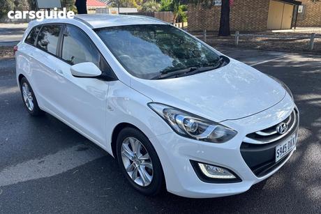 White 2014 Hyundai I30 Wagon Tourer Active 1.6 Gdi