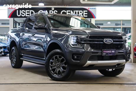 Grey 2025 Ford Ranger Double Cab Pick Up Wildtrak 2.0 (4X4)