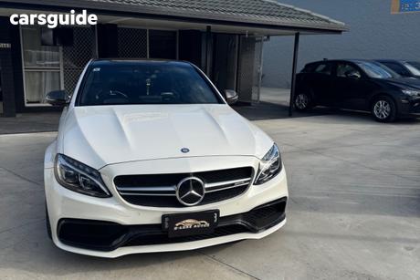 White 2016 Mercedes-Benz C63 Sedan S