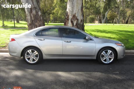 Silver 2010 Honda Accord Euro Sedan 8TH GEN F
