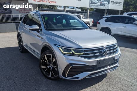 Silver 2021 Volkswagen Tiguan Wagon 162Tsi R-Line