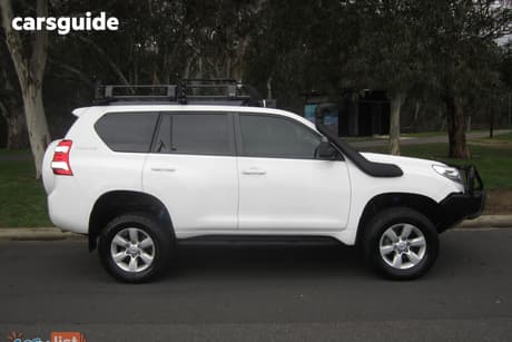 White 2014 Toyota Landcruiser Prado SUV KDJ150R
