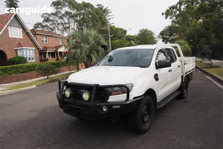 White 2021 Ford Ranger Double Cab Chassis Xl 3.2 (4X4)