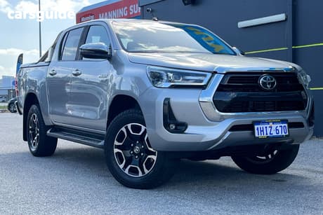 Silver 2021 Toyota Hilux Double Cab Chassis Sr5 (4X4)
