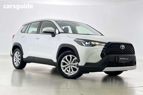White 2025 Toyota Corolla Cross Wagon Gx 2Wd Hybrid