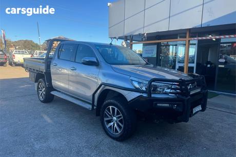 Silver 2018 Toyota Hilux Double Cab Pick Up Sr5 (4X4)