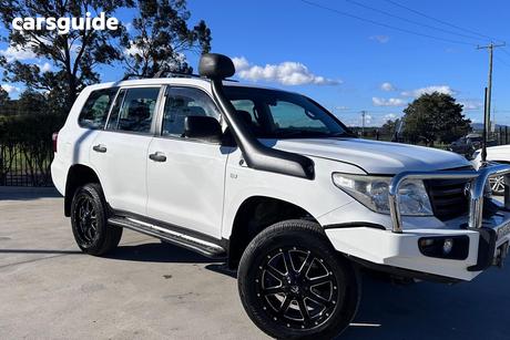 White 2012 Toyota Landcruiser Wagon Gx (4X4)