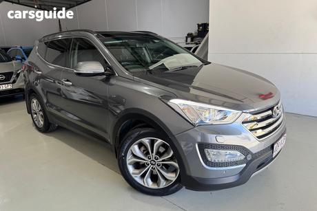 Silver 2015 Hyundai Santa FE Wagon Highlander Crdi (4X4)