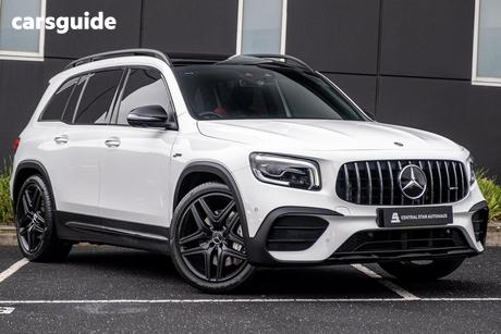 White 2020 Mercedes-Benz GLB35 Wagon 4Matic