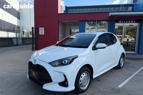 White 2025 Toyota Yaris Hatch X