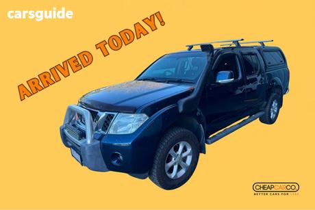 Blue 2014 Nissan Navara Dual Cab Pick-up St (4X4)