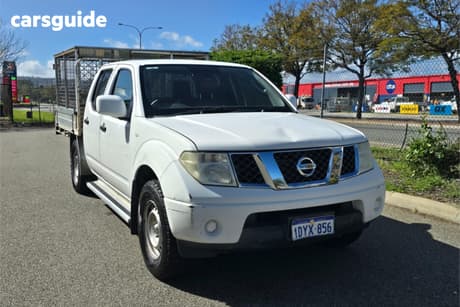 White 2012 Nissan Navara Dual Cab Pick-up Rx (4X2)