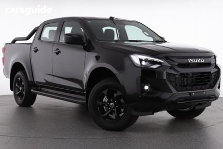 Black 2025 Isuzu D-MAX Crew Cab Utility X-Rider (4X4)