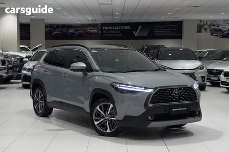 Grey 2025 Toyota COROLLA CROSS HYBRID Hatch COROLLA CROSS HYBRID ATMOS AWD 2.0L AUTO CVT 5 DOOR HATCH
