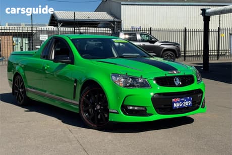 Green 2017 Holden UTE Utility Ss-V Redline Magnum Edt