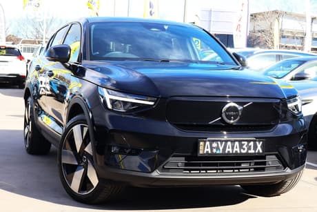 Black 2023 Volvo C40 Wagon Recharge Twin Pure Electric