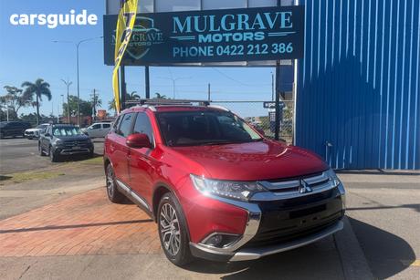 Red 2017 Mitsubishi Outlander Wagon Ls (4X4)