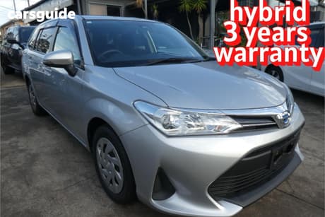 Silver 2021 Toyota Corolla Wagon Fielder (Hybrid)