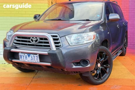 Grey 2009 Toyota Kluger Wagon Kx-R (Fwd) 7 Seat