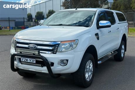 White 2013 Ford Ranger Dual Cab Utility Xlt 3.2 (4X4)