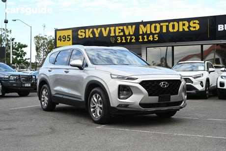 Silver 2020 Hyundai Santa FE Wagon Active Crdi (Awd)