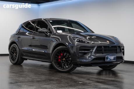 Grey 2021 Porsche Macan Wagon Gts