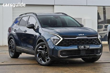 Blue 2023 Kia Sportage Wagon Sx+ (Fwd)