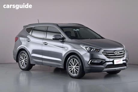 Silver 2015 Hyundai Santa FE Wagon Elite Crdi (4X4)