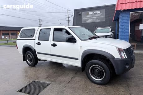 White 2007 Holden Rodeo Crew Cab Pickup Lx