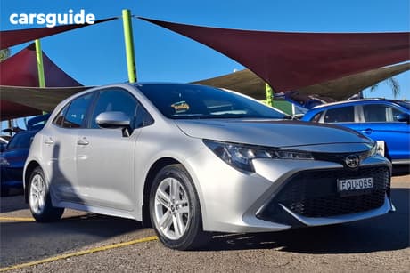 Silver 2019 Toyota Corolla Hatchback Ascent Sport