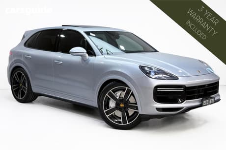Silver 2018 Porsche Cayenne Wagon Turbo